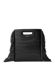Maje M Fringe Leather Mini Bag
