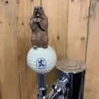 Lowenbrau Beer Golf TAP HANDLE Vtg Ball Caddyshack Gopher Keg Kegerator Mini