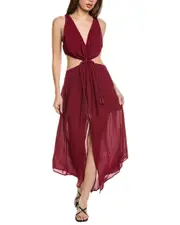 ViX Solid Nayara Detail Long Dress