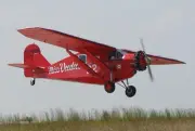 Model Airplane Plans (FF-RC): Bellanca Skyrocket 1/16 Scale 34½"ws (Flyline)