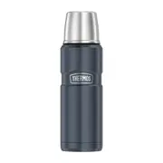 Thermos 470ml King Vacuum Insulated Double Walled Hot/Cold Bottle Slate Steel