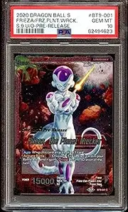 Frieza, The Planet Wrecker BT9-001 PSA 10 Dragon Ball Super Card Series 9 Pre-Release