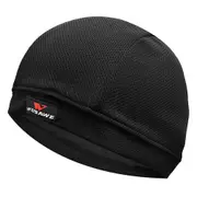 Ultralight Quick Drying Bike Helmet Liner Bicycle Cycling Beanie Cap Balaclava Headwear black