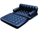 Bestway Inflatable 5in1 Sofa Bed Mattress Lounge Couch Chair #75054 Black