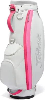 TITLEIST Ladies Golf Caddy Bag LW 8.5 x 47 inch 2.8kg White Pink TB23CTWLA Japan