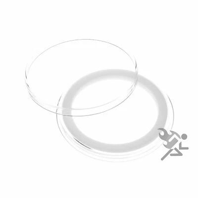 (20) AirTite 38mm White Ring Coin Holder Capsules for American Silver Dollars