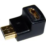 Dynamix A-HDMI-LA HDMI Down Angled Adapter High Speed with Ethernet GOLD Plated Connectors [A-HDMI-LA]