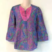 NWT Robert Graham Women's Constance Tunic Top