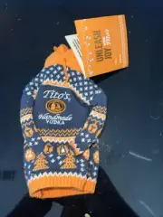 Titos Handmade Vodka Sweater Bottle Cover Collectible 2024 Release