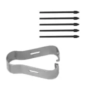 5 Replacement Touch Screen Stylus Tips Black Sensitive Scratch Free Nibs