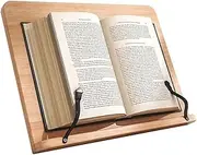 MTSDM Reading Rack, Adjustable Book Holder, Book Stand for Reading, Adjustable Book Holder, Hands-Free Reading Recipe Cookbook Tablet Holder for Recipe, Cookbooks, Magazines, Tablets, Laptops