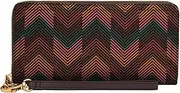 [FOSSIL] Women's Brown Leather Logan Clutch