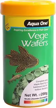 Vege Wafer Fish Food Aquarium 200G Fish Fish Tank 26052 Aqua One