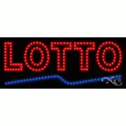 NEW “LOTTO" 27x11 UNDERLINED SOLID/ANIMATED LED SIGN W/CUSTOM OPTIONS 20089