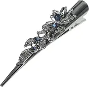 DRESSOOS Sparkling Rhinestone Hairpin Decorative Clip for Women Alligator Hair Clip for Styling
