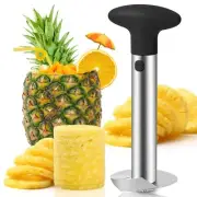 Stainless Steel Handheld Pineapple Corer and Slicer Tool for Home Kitchen