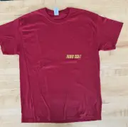 Travis Scott Hard Summer California July 30 2016 Tour Tee Red Size Large