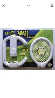 Symtek 5 in 1 sports kit for Wii console Brand New
