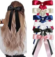6 Pack Cute Bow Hair Clips, Hair Bows Set，Elegant Hair Bow For Any Occasion, Multiple Styles For You To Choose From
