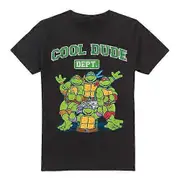 Teenage Mutant Ninja Turtles Mens Cool Dude Department T-Shirt Black 4XL