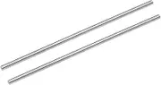 uxcell Round Steel Rod, 4mm HSS Lathe Bar Stock Tool 150mm Long, for Shaft Gear Drill Lathes Boring Machine Turning Miniature Axle, Cylindrical Pin DIY Craft Tool, 2pcs