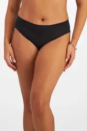 Berlei Barely There Lace Bikini - Black, Size: 12