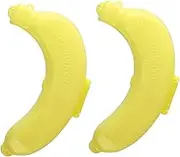 2 Pcs Banana Case, BPA-Free Banana Protector Storage Box, Portable Banana Saver for Outdoor Travel, Banana Keeper Holder, Plastic Banana Storage Container, Banana Carrier for Fruits freshness