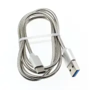 3ft Metal USB Cable Type-C Charger Cord Power Wire for Cell Phones