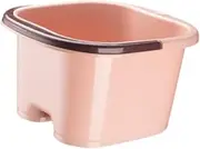 Foot Soaking Tub Foot Bath Basin Portable Foot Bathtub Portable Lightweight Multifunctional Foot SPA Basin Foot Bath SPA Tub, pink