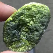 62.05Ct Genuine MOLDAVITE Czech Republic Certificate of Authenticity
