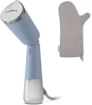 [Philips] Steamer 5000 Series - 35 Seconds Heating, Active Heated Steam Plate, Eco Mode, for Delicate Textiles, Steams Vertical & Horizontal, Glove & Bag, Sky Blue (STH5020/20)