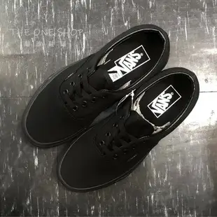 TheOneShop VANS ERA BLACK / BLACK 黑色 全黑 帆布 基本款 經典款 滑板鞋 VN000QFKBKA