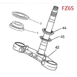 RCP YAMAHA FZ6 FZ6S FZ6 S FZ 6S 原廠 上三角台 培林 珠碗 93399-99931