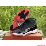 廉價運動鞋 AIR JORDAN 11 RETRO CREATED 紅色校隊黑色白色網球 N81V