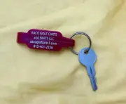 E-Z-GO GOLF CART 94-UP KEY W/*FREE*AACOGOLFCART KEYCHAIN** SEE DESCRIPTION