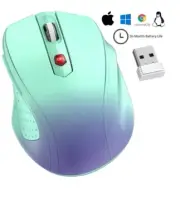 Wireless Mouse with USB Receiver, 2.4G Ergonomic Portable Optical
