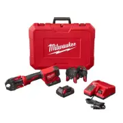 Milwaukee, M18 Short Throw Press Tool Kit with PEX Crimp Jaws, Max. Pipe