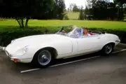 Jaguar E Type Convertible Hire for the Day - Surry Hills