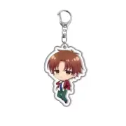 Anime Classroom of The Elite Keychain Cute Q Version Figure Keyring Pendant F