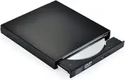 OSALADI Compact 2.0 Cd Rw Drive External Optical Drive Eject Button No Additional Power or Software Required Supports 98se/ /2000/ / /win8/ Cd Writer