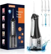 Cordless Water Dental Flosser, 4 Modes 5 Jet Tips Dental Oral Irrigator