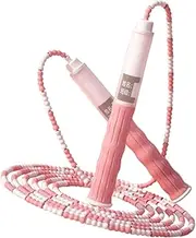 SUPVOX Adjustable Jump Rope Durable Fitness Skipping Rope for Boys and Tangle Beaded Design for Safe Exercise for School and Home Use