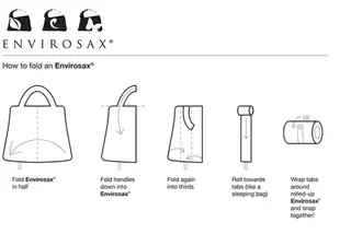 日本帶回ENVIROSAX 旋轉木馬巴黎鐵塔防潑水春捲包輕巧隨身包環保購物袋可收納袋萬用袋環保袋-現貨