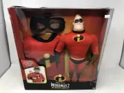 Disney Pixar Mr Incredible Incredibles 2 Super Set Doll Figure Mask Shirt Fits 4