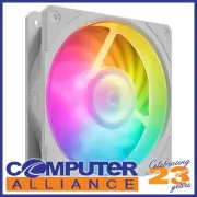 120mm Cooler Master Mobius 120P ARGB Case Fan - White MFZ-M2DW-24NP2-R1