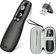 2 in 1 USB Type C Presentation Clicker Wireless Presentation with Remote Control