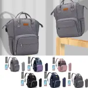 Lequeen Diaper Bags Backpack Organizer with USB Maternity Mommy Bag Rucksack Bag