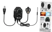 Thermostat Outlet for Heater, Temperature Controller Outlet with 4.9FT Power