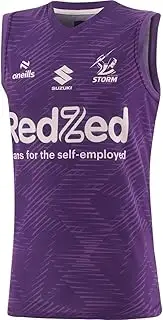 [O'Neills] NRL 2025 Training Singlet - Melbourne Storm - Purple - Adult - Mens