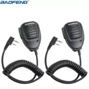 2pcs Baofeng Handheld Microphone Speaker MIC for Baofeng UV-5R BF-888S UV-S9